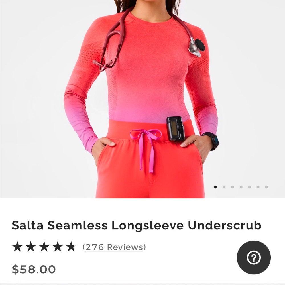 Figs Salta Seamless Longsleeve Underscrub